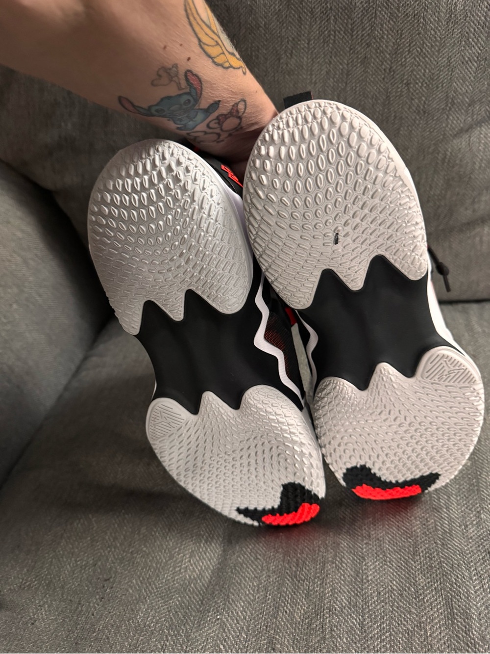 Jordan Why not 5 Men’s Black, White & Red Athletic Shoes - Picture 5 of 9